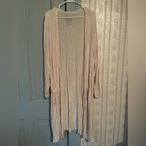 Torrid Super Soft Cream Long Cardigan w/ Pockets